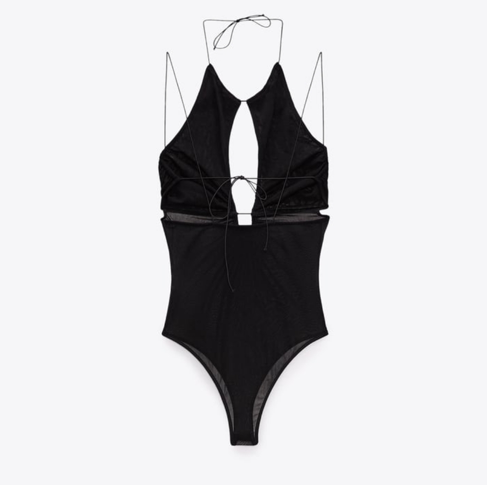 Zara Tulle Bodysuit